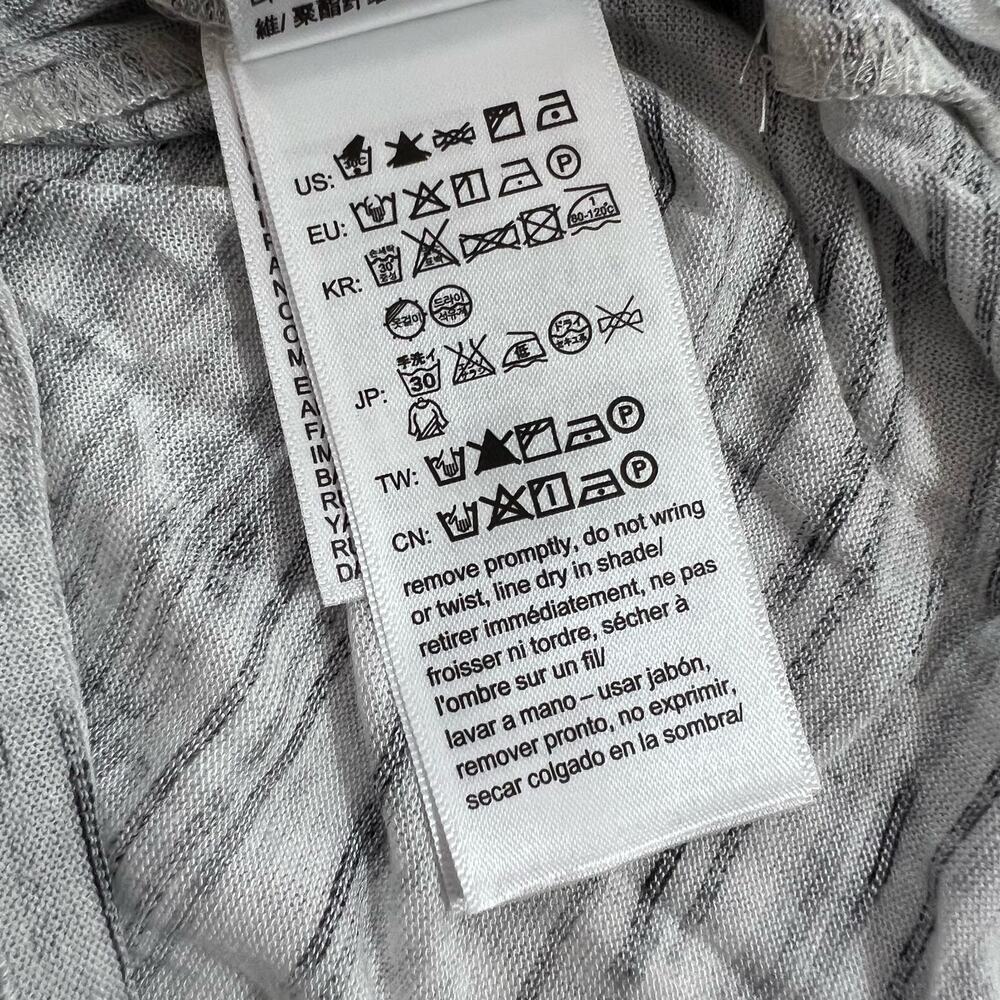 Calvin Klein Jeans Womens T Shirt Top Casual Short Sleeved Pullover Gray Medium - Picture 12 of 12